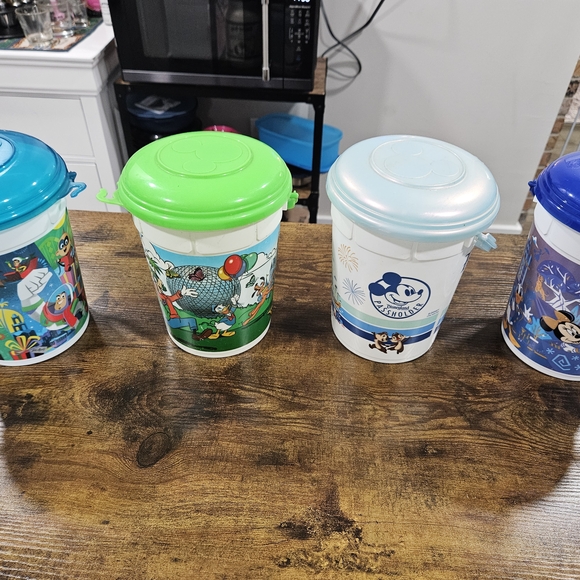 Disney | Other | Colorful Cartoonthemed Storage Containers | Poshmark
